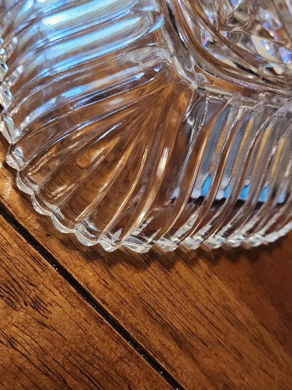 Clear Glass Vanity Tray - Elegant Square Decorative Dish